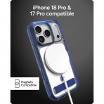 ZAGG Santa Cruz iPhone 18 Pro Standl� K�l�f-Luminous Blue