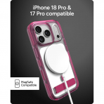 ZAGG Santa Cruz iPhone 18 Pro Standl� K�l�f-Raspberry Pink