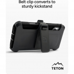 ZAGG Teton iPhone 18 Pro Max Kemer Klipsli K�l�f-Black