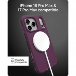 ZAGG Teton iPhone 18 Pro Max Kemer Klipsli K�l�f-Purple