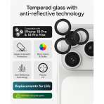 ZAGG iPhone 18 Pro Kamera Lens Koruyucu-Black
