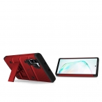 Zizo Samsung Galaxy Note 10 Bolt Serisi Klf (MIL-STD-810G)-Red Black