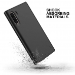 Zizo Samsung Galaxy Note 10 Division Serisi Klf (MIL-STD-810G)-Black