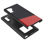 Zizo Samsung Galaxy Note 10 Division Serisi Klf (MIL-STD-810G)-Metallic Red
