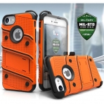 ZIZO iPhone SE Bolt Serisi Klf (MIL-STD-810G) (2. Nesil)-Orange