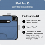 ZUGU CASE The Alpha iPad Pro M4 K�l�f (13 in�)-Aqua