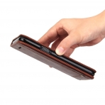 ZeKing OnePlus 5T Deri Czdan Klf-Brown