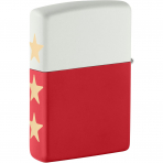 Zippo 250. Y�l �zel Seri Beyaz K�rm�z� Mat �akmak
