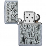 Zippo Krom Kafatas akmak 