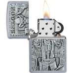 Zippo Krom Kafatas akmak 