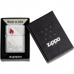 Zippo Alevli akmak(Gri)