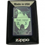 Zippo Amerikan Klasik Vintage Lacivert akmak