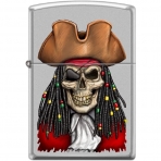 Zippo Pirate Kaptan Kafatas akmak