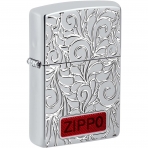 Zippo Armor Deep Carve Parlak Krom akmak 