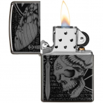 Zippo Kara Hawkmoth akmak