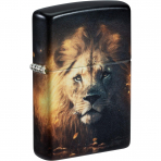 Zippo Karanlkta Parlayan Aslan akmak