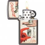 Zippo nce Siyah Buz akmak