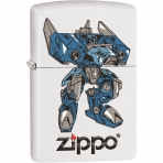 Zippo Beyaz Mat Robot akmak