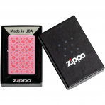 Zippo Puantiyeli Pembe Mat akmak