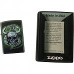 Zippo Bukalemun Ejderha ve Kafatas akmak