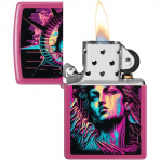 Zippo zgrlk Heykeli Pembe akmak