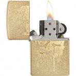 Zippo Altn Kafatas Grnml akmak 