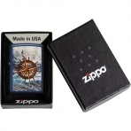 Zippo Lacivert Mat Pusula Tasarm akmak