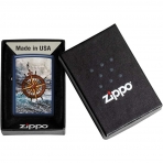 Zippo Lacivert Mat Pusula Tasarm akmak