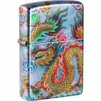 Zippo Dragon Desenli Mavi akmak