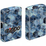 Zippo Mavi Geometrik Kpler akmak