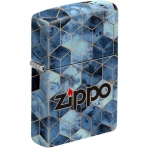 Zippo Mavi Geometrik Kpler akmak