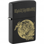 Zippo Iron Maiden Mat Siyah akmak 
