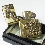 Zippo Gold Dragon 2 Tarafl akmak