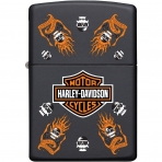 Zippo Harley Davidson akmak (Mat Siyah)