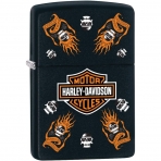 Zippo Harley Davidson akmak (Mat Siyah)