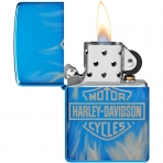 Zippo Harley Davidson akmak (Mavi)