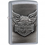 Zippo Harley Davidson Eagle Wings Çakmak (Gümüş)