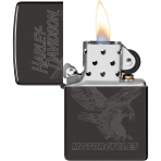 Zippo Harley Davidson High Polish Black akmak