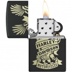 Zippo Harley Davidson Lazerli Kartal akmak