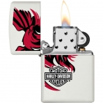 Zippo Harley Davidson akmak (Mat Beyaz)