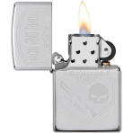 Zippo Harley Davidson Skull akmak (Gri)