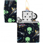 Zippo Uzayl Desen Tasarm akmak
