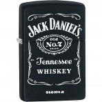 Zippo Jack Daniels Siyah Mat akmak