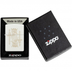 Zippo Kral ve Kralie Mat Beyaz akmak