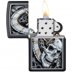Zippo Kafatas� Saat �akmak