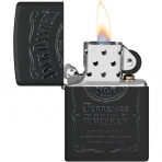 Zippo Jack Daniels Hediye Seti Siyah Mat akmak