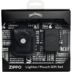 Zippo Jack Daniels Hediye Seti Siyah Mat akmak