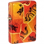 Zippo Krmz Dragon Kintsugi akmak