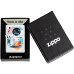 Zippo Soyut Kolaj Tasarm akmak