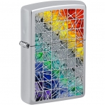 Zippo Krom Fzyon Deseni akmak